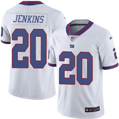 Men New York Giants #20 Janoris Jenkins Nike White Limited NFL Jersey->new york giants->NFL Jersey